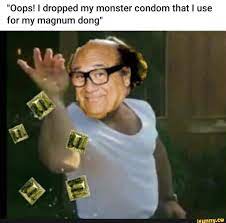 Oops! I dropped my monster condom that I use for my magnum dong