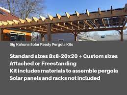 Big Kahuna Solar Pergola Kits