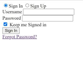 login and registration form in html and