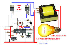 Activating the system step 2: How To Make Inverter 12v Dc To 220v Ac Making Circuit Diagram Making Transformer Electronics Electronics Help Care
