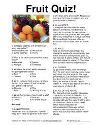 fruit quiz nutritioneducation com