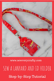 how to make a lanyard and id holder