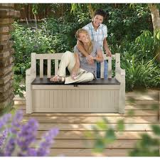 keter eden bench outdoor storage box