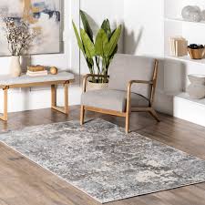 gray indoor abstract area rug