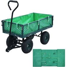 vidaxl garden cart liner green fabric