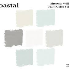 Coastal Home Paint Color Scheme That