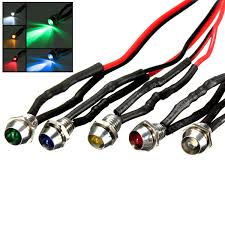 Us 0 69 15 Off New 5colors Led Indicator Light Lamp Bulb Pilot Dash Directional Car Truck Boat 12v 6mm In Car Light Assembly From Automobiles