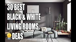 black white living rooms ideas