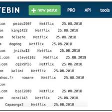 Check spelling or type a new query. Paste From Pastebin That Leaks Netflix Accounts Passwords And Download Scientific Diagram