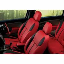 Red And Black Designer Car Seat Covers