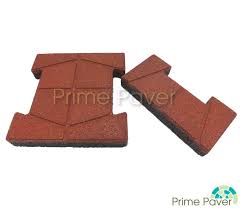 Versatile Resilient Safety Rubber Paver