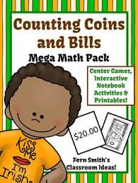 St Patricks Day Money Coins And Bills Center Games Anchor Charts Printables