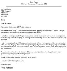 Perfect Project Manager Cover Letter No Experience    For Your    
