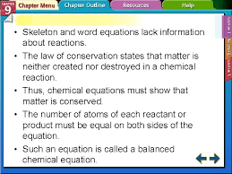 chemical reactions section 9 1