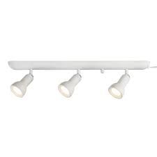 Hampton Bay 3 Light Led Directional Plug In Track Lighting Dc5178wh C The Home Depot