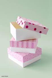 how to make a paper gift box template