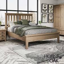 Sworth Oak King Size Bed With
