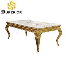 White Marble Rectangle Coffee Table