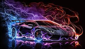 creative sports car background images