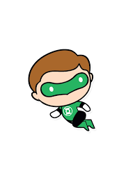 Green Lantern Chibi Dc Comics