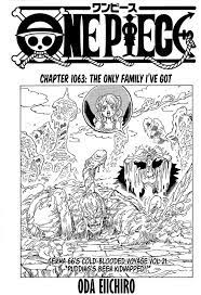 Read One Piece Chapter 1063 on Mangakakalot