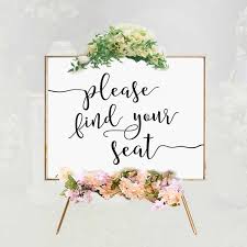 Please Find Your Seat Sign Wedding Sign Wedding Seating Sign Wedding Reception Signs Wedding Seats Sign Rustic Sign