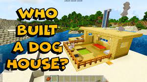 how to build a minecraft dog house