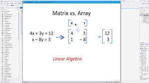matrices in c you