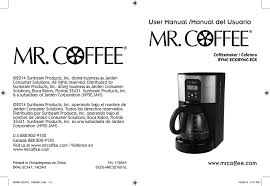 Empty the coffee carafe and clean out the filter. Mr Coffee Bvmc Ecx41cp User S Manual Manualzz