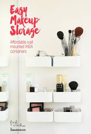 Easy Diy Makeup Storage 2 Ways From