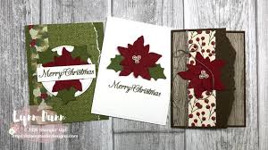 That's what i have for you today. Poinsettia Petals 6 Christmas Card Ideas Lynn Dunn