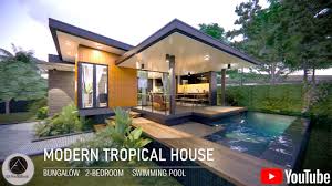 small modern tropical house you