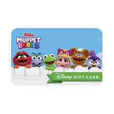 disney collectible gift card muppet