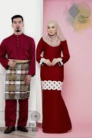 Lihat ide lainnya tentang baju kurung, gaun peplum, casual hijab outfit. 40 Koleski Terbaik Baju Kurung Melayu Modern Couple Jm Jewelry And Accessories