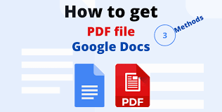 how to export google docs to pdf file