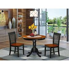 3.8 out of 5 stars, based on 6 reviews 6 ratings current price $136.99 $ 136. Round 36 Inch Table And Wood Seat Chairs Kitchen Set In Black And Cherry Finish Number Of Chairs Option Overstock 28712098