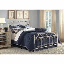 Queen Size New Ornate Metal Bed With