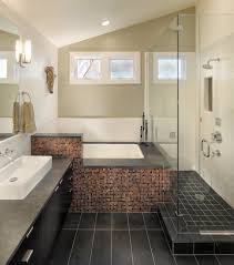 bathrooms with sloped ceilings photos