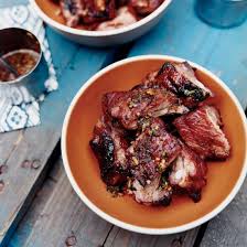 honey glazed baby back ribs with the
