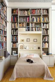 Built In Bookcases Surrounding A Murphy