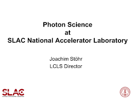 Photon Science At Slac