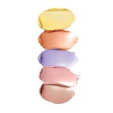 yellow peach and purple makeup primers