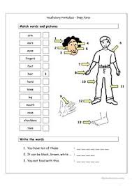 Our large collection of science worksheets are a great study tool for all ages. English Esl Body Parts Worksheets Most Downloaded 1029 Results