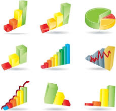 Business Charts Vector Set Free Vector In Encapsulated