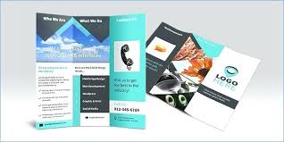 Information Pamphlet Template Brochure Template Simple