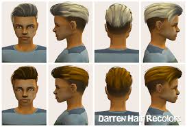 sims darren hair recolors highlights
