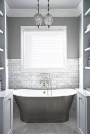 Gray And White Bathroom