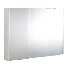 3 door bathroom mirror cabinet