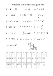 Math Expressions Algebra Worksheets