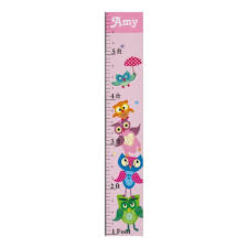 Personalized Owls Growth Chart